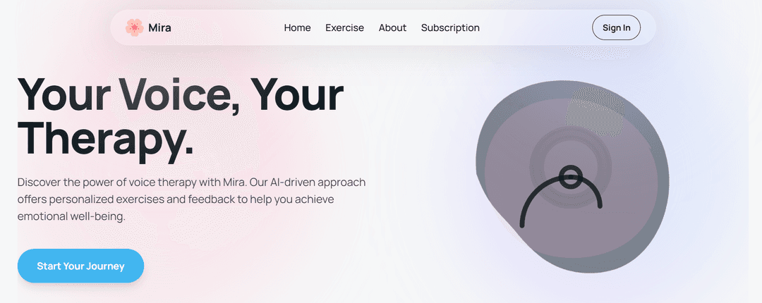 Mira - AI Voice Therapist